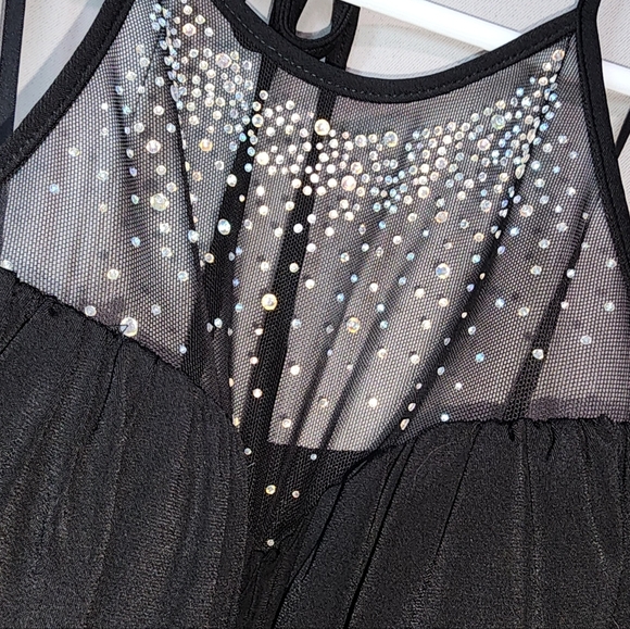 Little Black Dress with Rhinestone detail - S - Picture 7 of 9